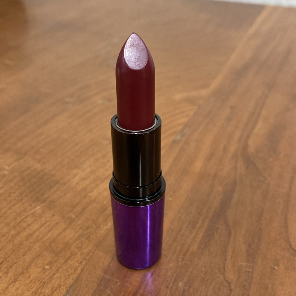 NWOT MAC Amplified Crème Semi Lustrous Full Coverage Lipstick Dark Side 0.1 oz - Picture 4 of 4